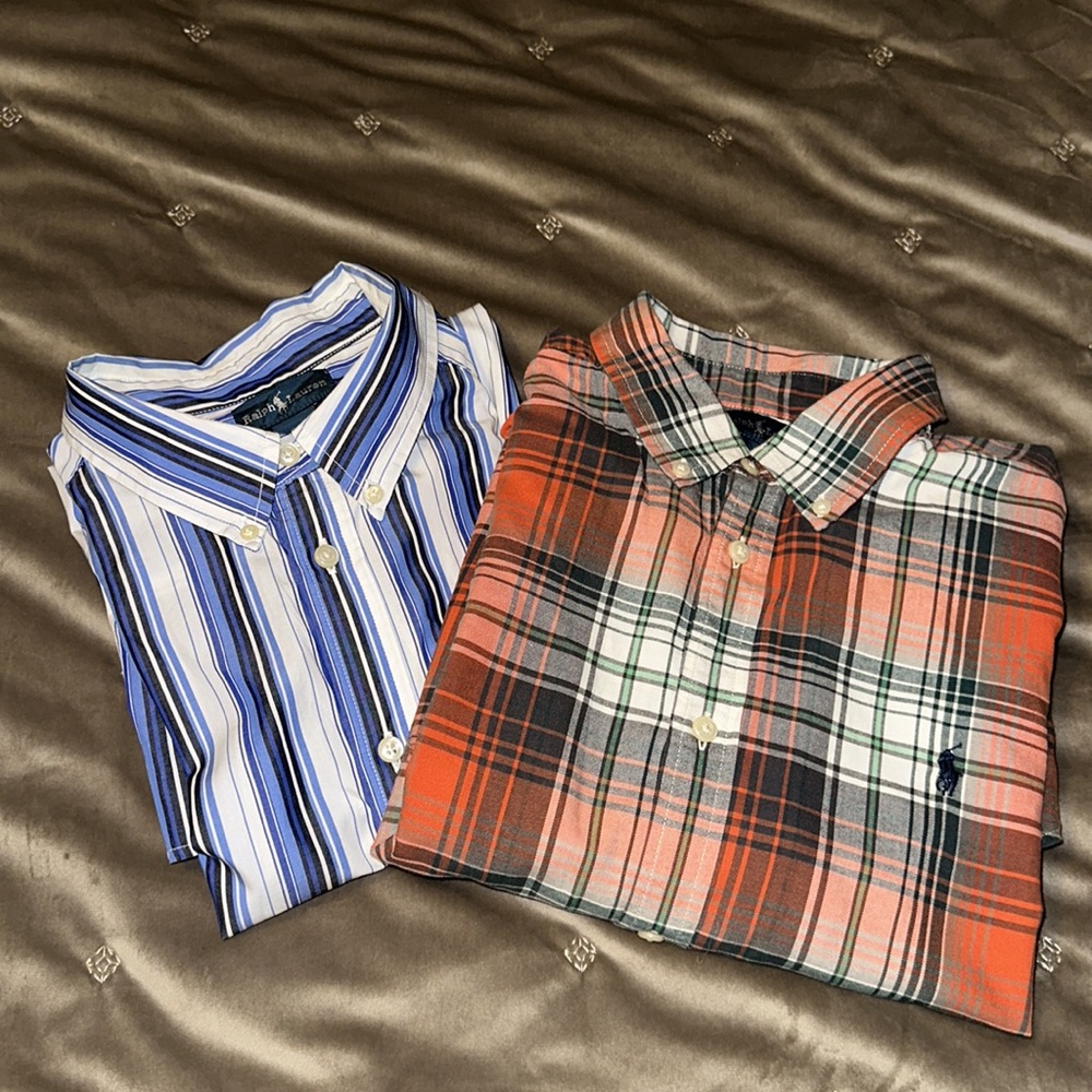 Lot of boys Ralph Lauren oxfords